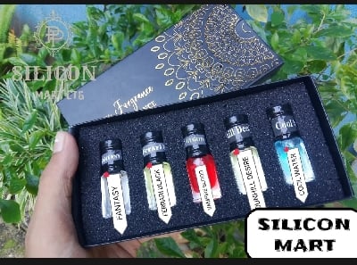 Picture of Soft Perfume Type Attar for Gift - Attar Combo Pack 5 in 1 for Men & Women-Multicolor