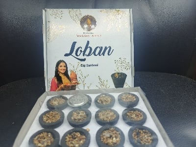 Picture of Loban Premium Dhoop Cup by Big Bell Incense-Multicolor