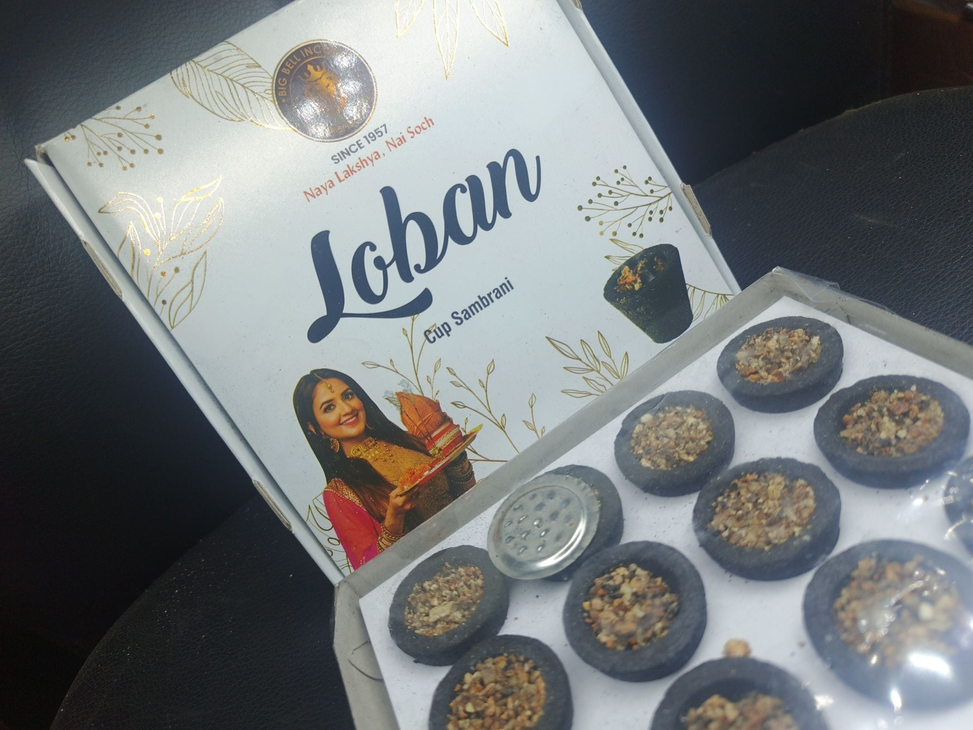Picture of Loban Premium Dhoop Cup by Big Bell Incense-Multicolor