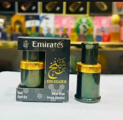 Picture of Emirates BIN SHAIKH - Royale Long Lasting Combo Floral Attar Floral Attar  (Musk) |-Body