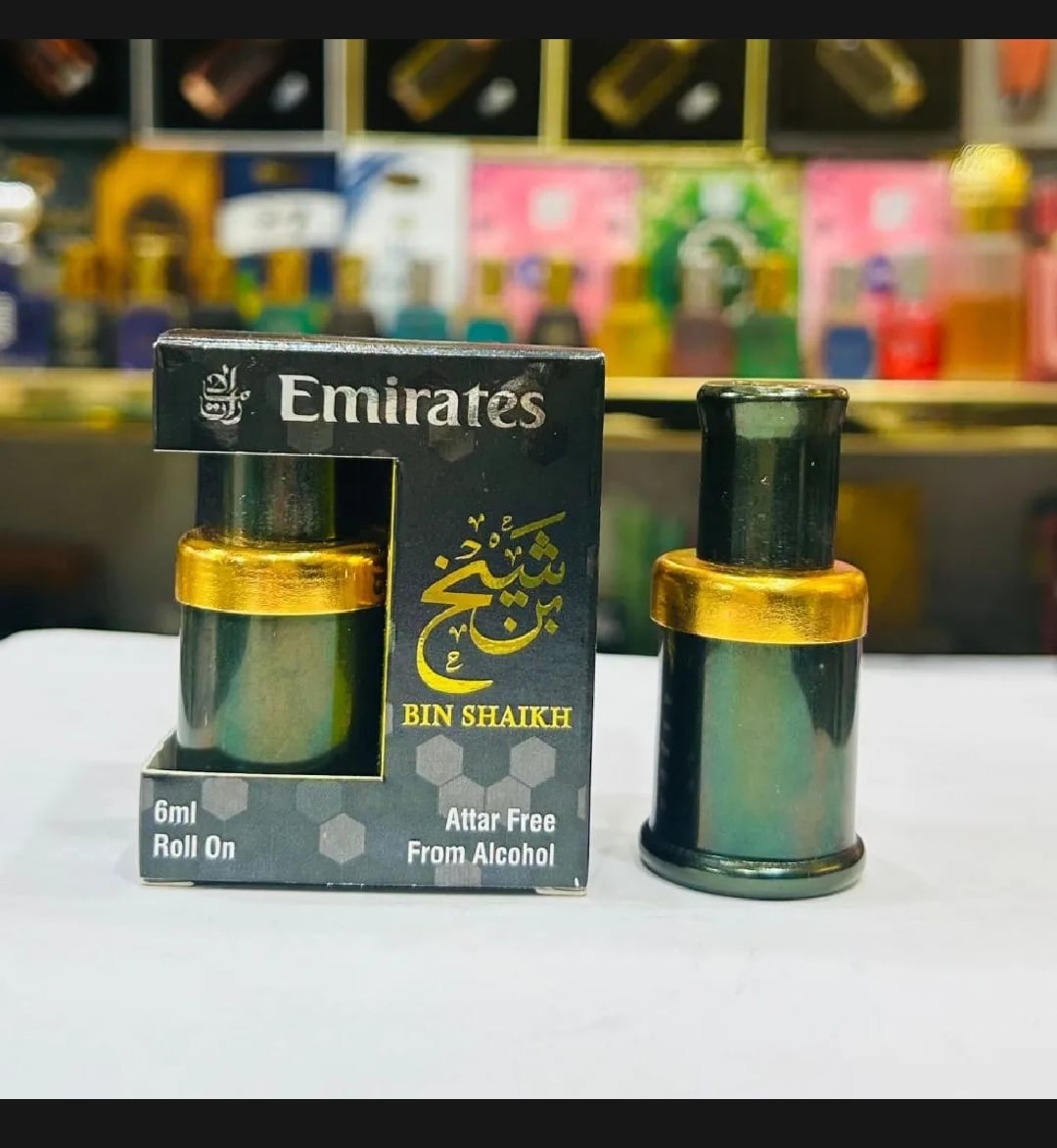 Picture of Emirates BIN SHAIKH - Royale Long Lasting Combo Floral Attar Floral Attar  (Musk) |-Body