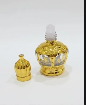 Picture of Premium Royal Golden Empty Glass Attar Bottle with Roll-on - 12ml |-Multicolor