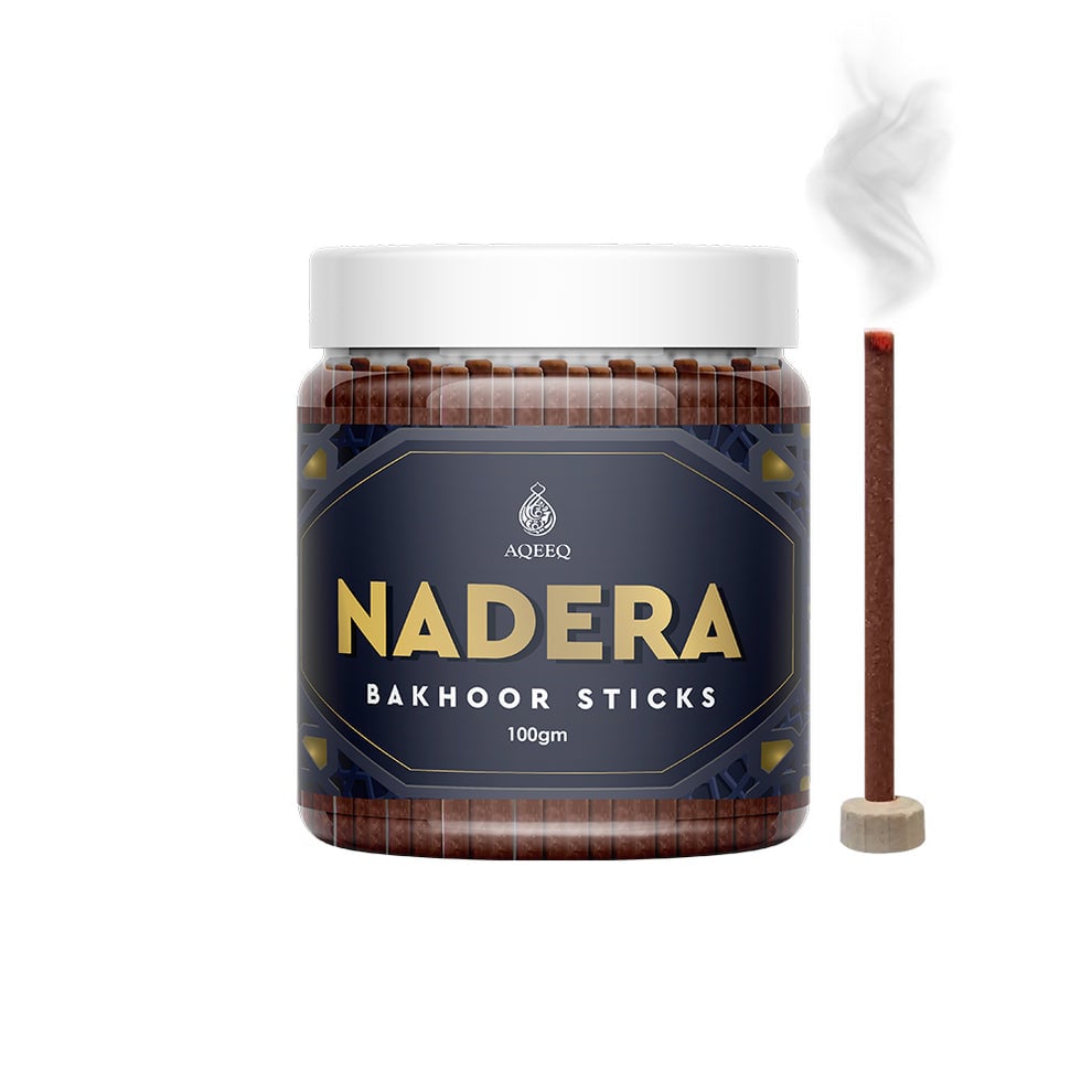 Picture of Aqeeq Nadera Premium Bakhoor Sticks | Citrus Spicy Woody Fragrance | Charcoal & Bamboo Free | 100gms-Multicolor