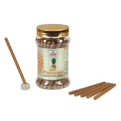 Picture of shah fragrances pineapple   jar premium dhoop sticks (new edition) |-Multicolor