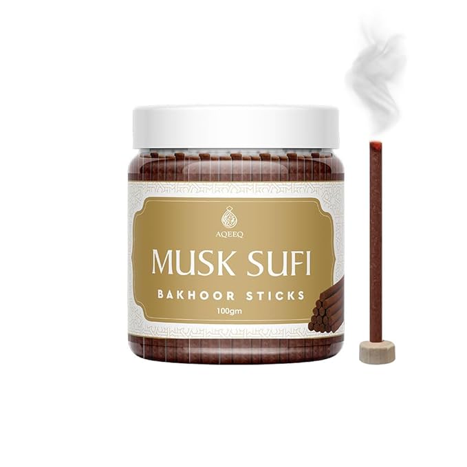 Picture of Nadera Bakhoor Oud Sticks for Home Prayer Meditation | Arabic Oud Bakhoor Incense Sticks | Premium Arabian Oudh Sticks | Charcoal & Bamboo Free | 100g Jar-Multicolor