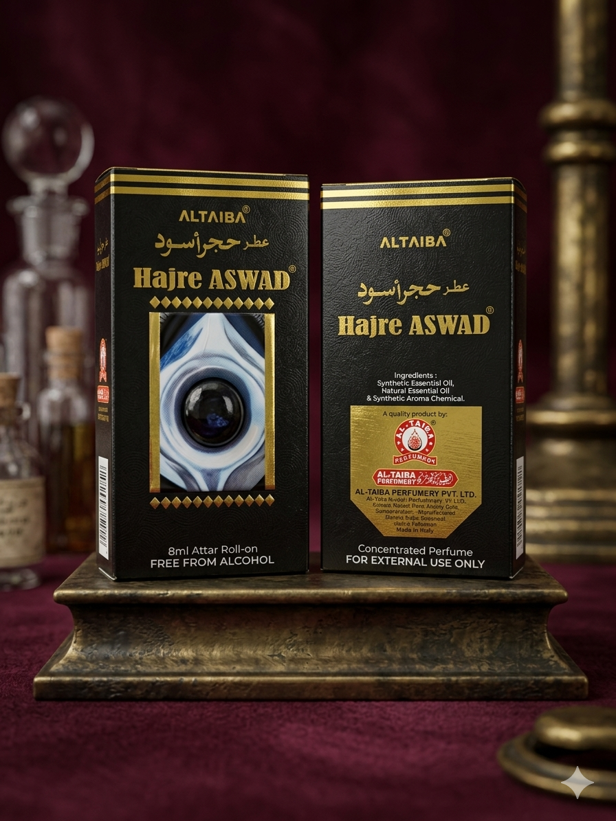 Picture of Al-Taiba Hajre Aswad Roll-on Attar-8ml-Made In India |-Body