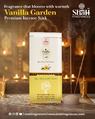 Picture of Vanilla Garden Incense Sticks Zipper Pack - Charcoal-Free, 115g, Non-Toxic, 40-45 Min Burn Time |-Multicolor