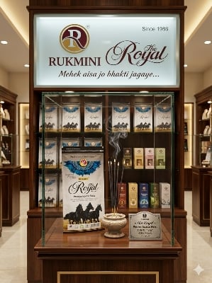Picture of Rukmini The Royal Premium Incense Sticks.-Multicolor
