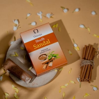 Picture of Shudh Sandal Premium Bambooless Dhoop Sticks-Multicolor