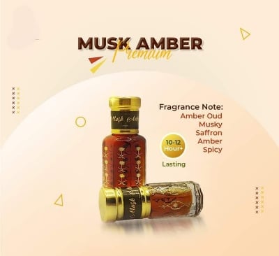 Picture of Meshk Amber: Made in Saudi Arabia-Exclusive Premium & Long-Lasting  Attar For Men (3ML-6ML-12ML) |