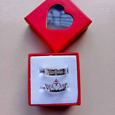 Picture of Couple Rings Engagement Rings Valentines Rings For Unisex Men Women |