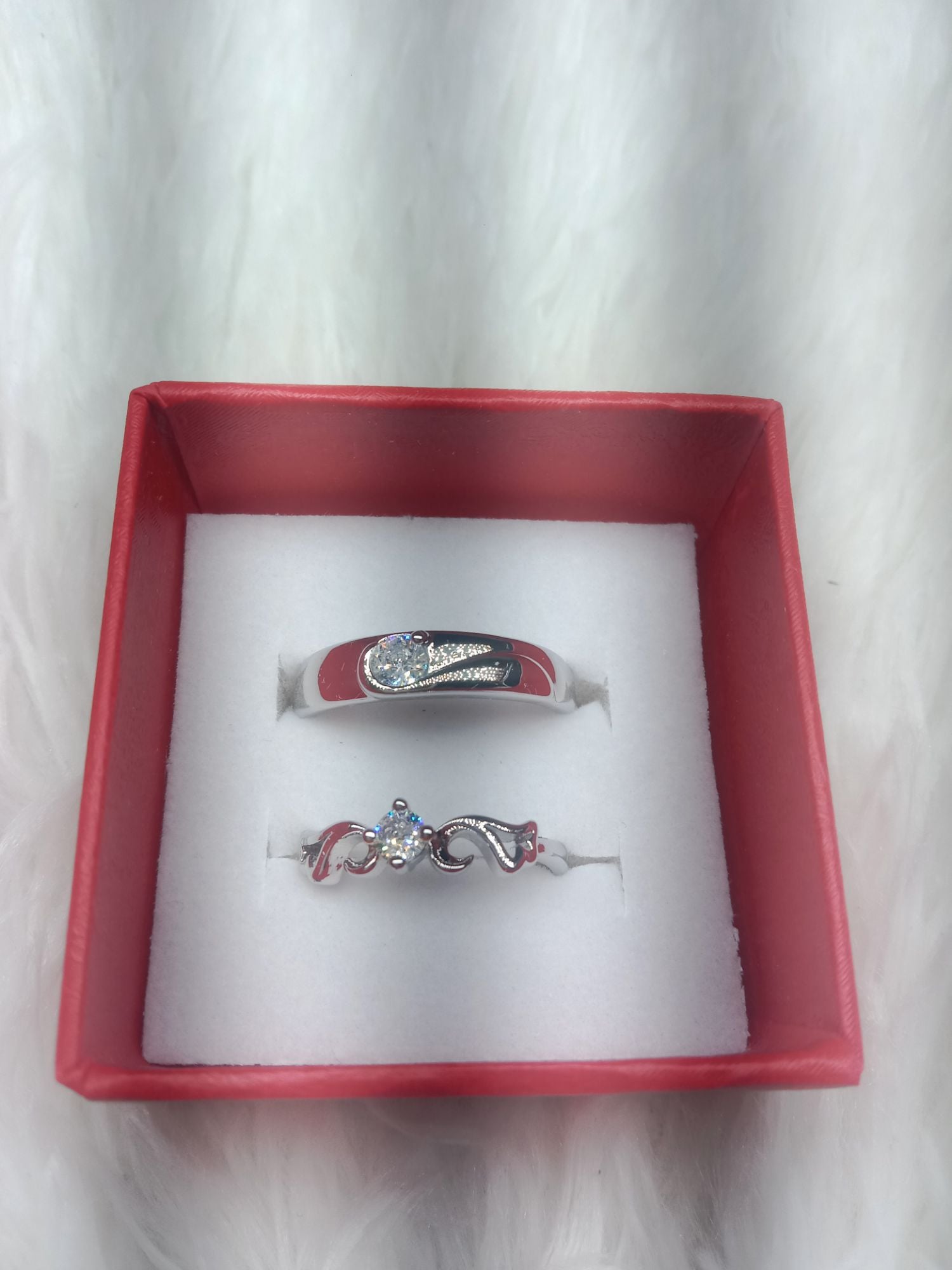 Picture of Couple Rings Engagement Rings Valentines Rings For Unisex Men Women |