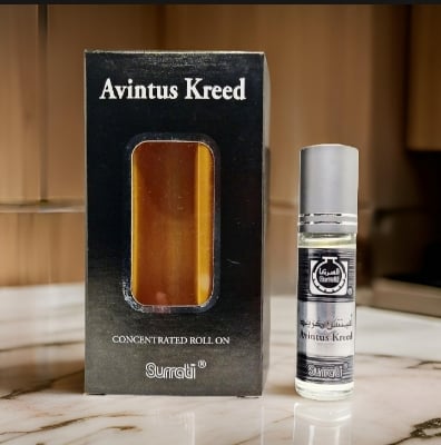 Picture of Surrati Avintus Kreed Attar Long Lasting Fragrance Creed Aventus Perfume Oil Roll On - 6ml (Saudi Arabia)