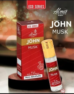 Picture of John Musk Attar - 8ml Roll On - ECO Series - Concentrated Perfume Oil