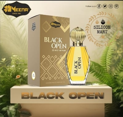 Picture of Meena Black Open Perfume Roll-on Attar (itr) Free From Alcohol - 20ml