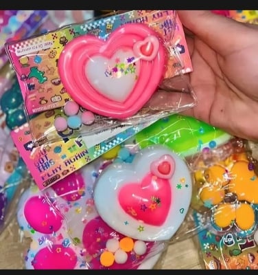 Picture of Cute Heart Shaped Squishy Toy – Stress Relief & Fun Play.