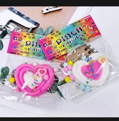 Picture of Cute Heart Shaped Squishy Toy – Stress Relief & Fun Play.