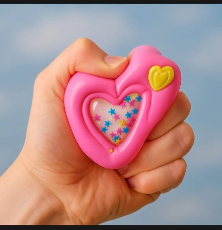 Picture of Cute Heart Shaped Squishy Toy – Stress Relief & Fun Play.