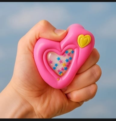 Picture of Cute Heart Shaped Squishy Toy – Stress Relief & Fun Play.