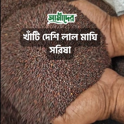Picture of Amader Cold Press Mustard Oil (5 ltr) - Natural & Pure | Chemical-Free Wooden Ghani Extracted Pure Deshi Maghi Mustard Oil (Sarishar Tel) for Healthy Cooking & Daily Wellness
