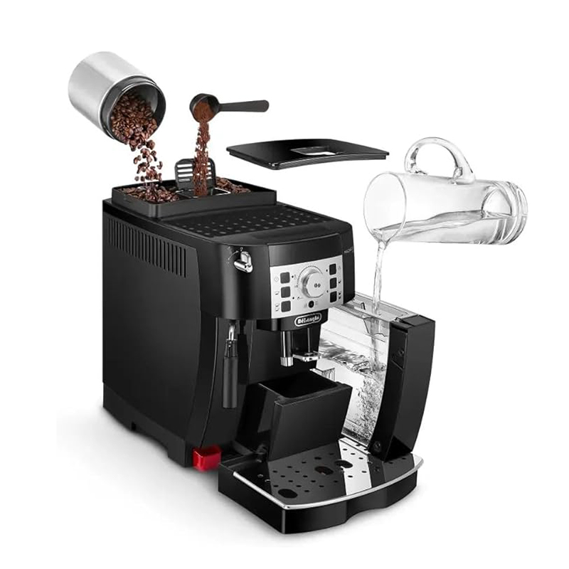 Picture of De'Longhi Magnifica S, Automatic Bean to Cup Coffee Machine, Espresso and Cappuccino Maker, ECAM22.140.B, Black
