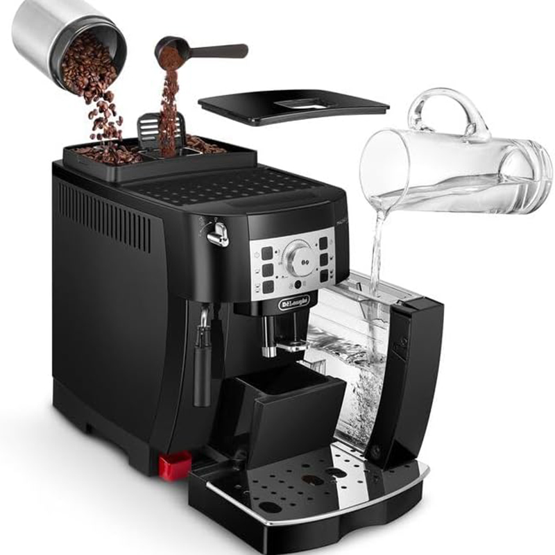 Picture of De'Longhi Magnifica S, Automatic Bean to Cup Coffee Machine, Espresso and Cappuccino Maker, ECAM22.140.B, Black