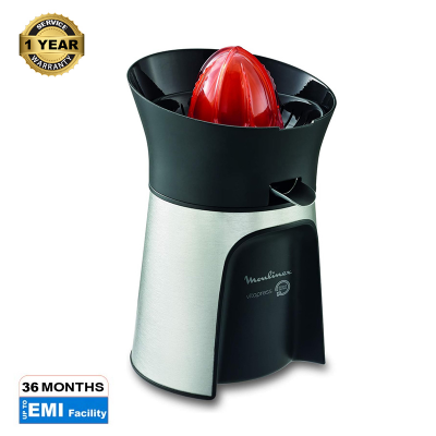 Picture of MOULINEX Juicer | Vita Press Direct Serve Citruss Press | Orange Juicer | silver & black color | 2 Years Warranty | PC603D27