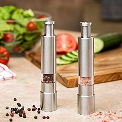 Picture of Stainless Steel Pepper Grinder Pepper Mill -(Sliver) - Silver