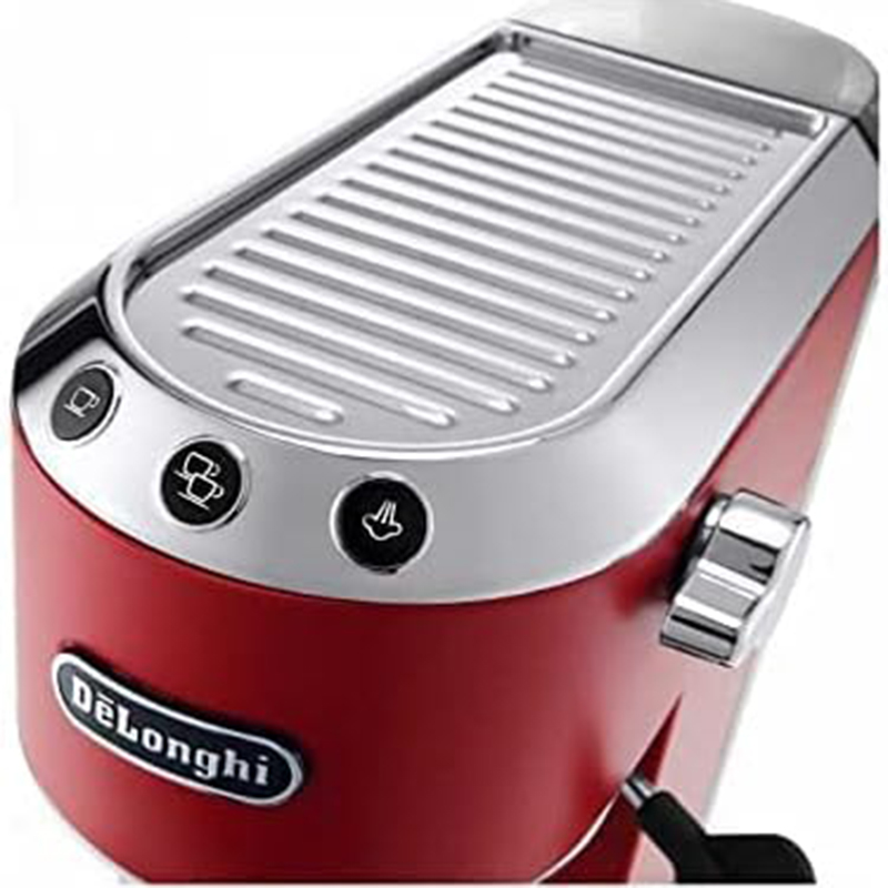 Picture of Delonghi Dedica EC685 RD 15 Bar Pump Espresso Coffee Machine (Red)