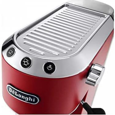 Picture of Delonghi Dedica EC685 RD 15 Bar Pump Espresso Coffee Machine (Red)