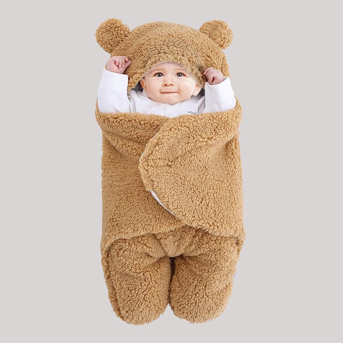 Picture of Baby Sleeping Bag for Newborn Kids (Free Size, 1 Year, 1Pcs) - Coffee