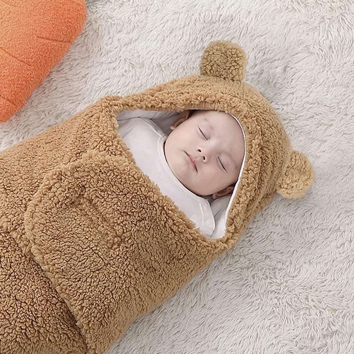Picture of Baby Sleeping Bag for Newborn Kids (Free Size, 1 Year, 1Pcs) - Coffee