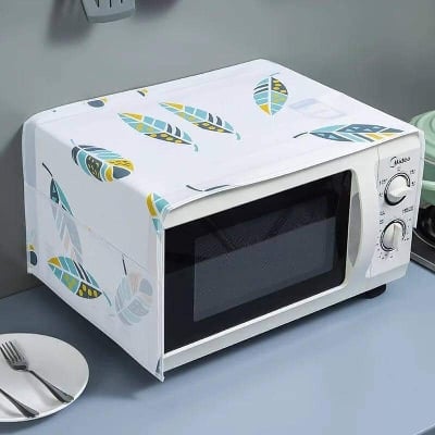 Picture of Oven Cover Dustproof Microwave Covers Beautiful Multicolor Printed Oven & microwave Covers - Multicolor