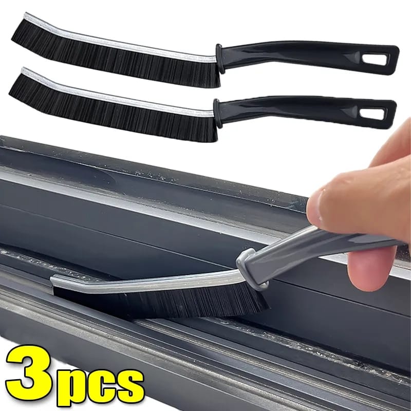 Picture of Gap Cleaning Brush Durable Grout Cleaner Brush Household Tile Joints Grout Cleaning Brush for Shower Floor Lines Cleaning Tools. - Black