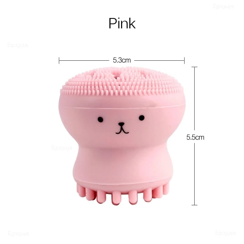 Picture of Silicone Facial Cleaning Brush For Limpiador Facial Octopus Shape Deep Pore Exfoliating Cleansing Face - Multicolor