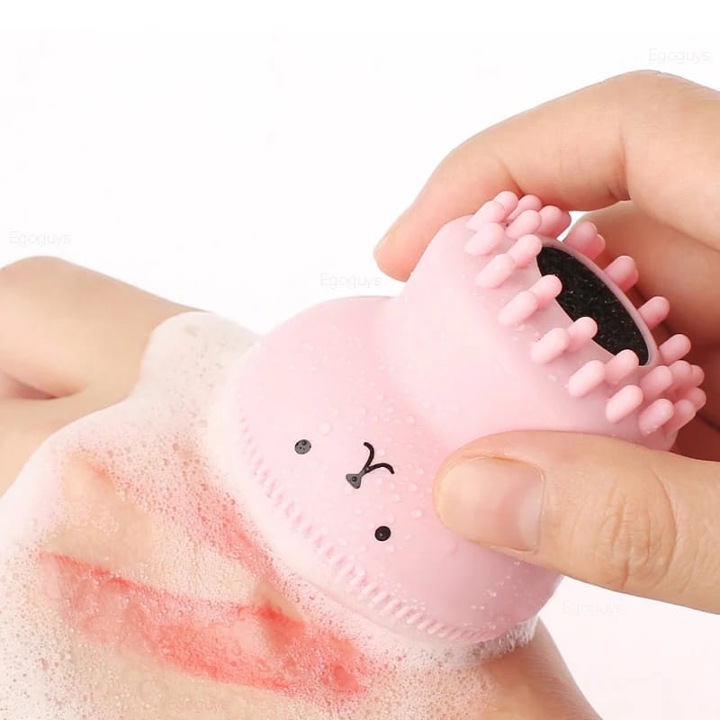 Picture of Silicone Facial Cleaning Brush For Limpiador Facial Octopus Shape Deep Pore Exfoliating Cleansing Face - Multicolor