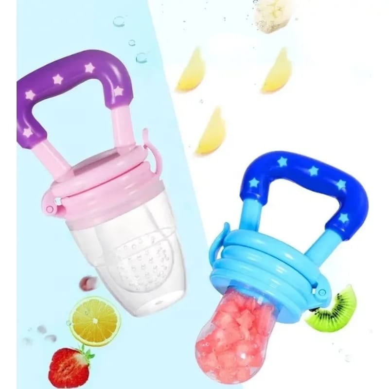 Picture of Tether Pacifier Teat Pacifier Feeder Bottle for Newborn - Multicolor