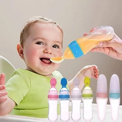 Picture of 5pcs/Set Baby Feeding Set BPA Free Complete meal set - Multicolor