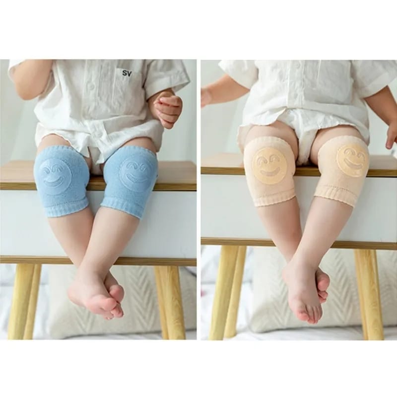 Picture of Baby Knee Pads for Safety Kids Dot Cute Crawling Elbow Knee pad Cushion Toddlers Baby Girls Boys Knee Pads Protector Safety Mesh Infant Leg Warmer - Multicolor