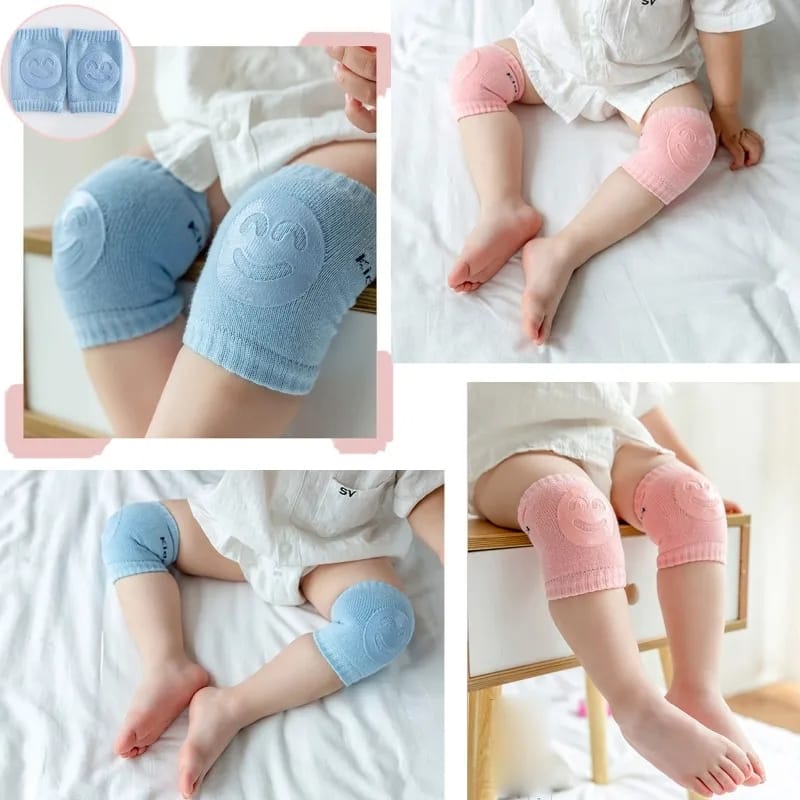 Picture of Baby Knee Pads for Safety Kids Dot Cute Crawling Elbow Knee pad Cushion Toddlers Baby Girls Boys Knee Pads Protector Safety Mesh Infant Leg Warmer - Multicolor