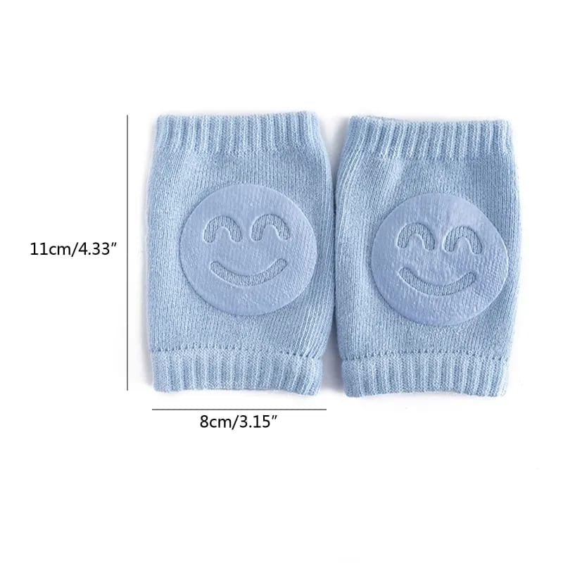 Picture of Baby Knee Pads for Safety Kids Dot Cute Crawling Elbow Knee pad Cushion Toddlers Baby Girls Boys Knee Pads Protector Safety Mesh Infant Leg Warmer - Multicolor