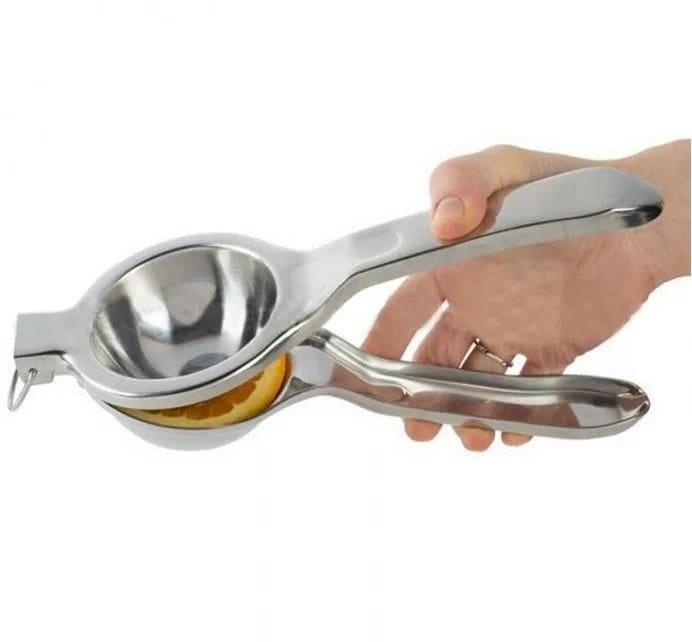 Picture of Stainless Steel Lemon Orange Lime Squeezer Juicer Hand Press Manual Lemon Squeezer - Silver
