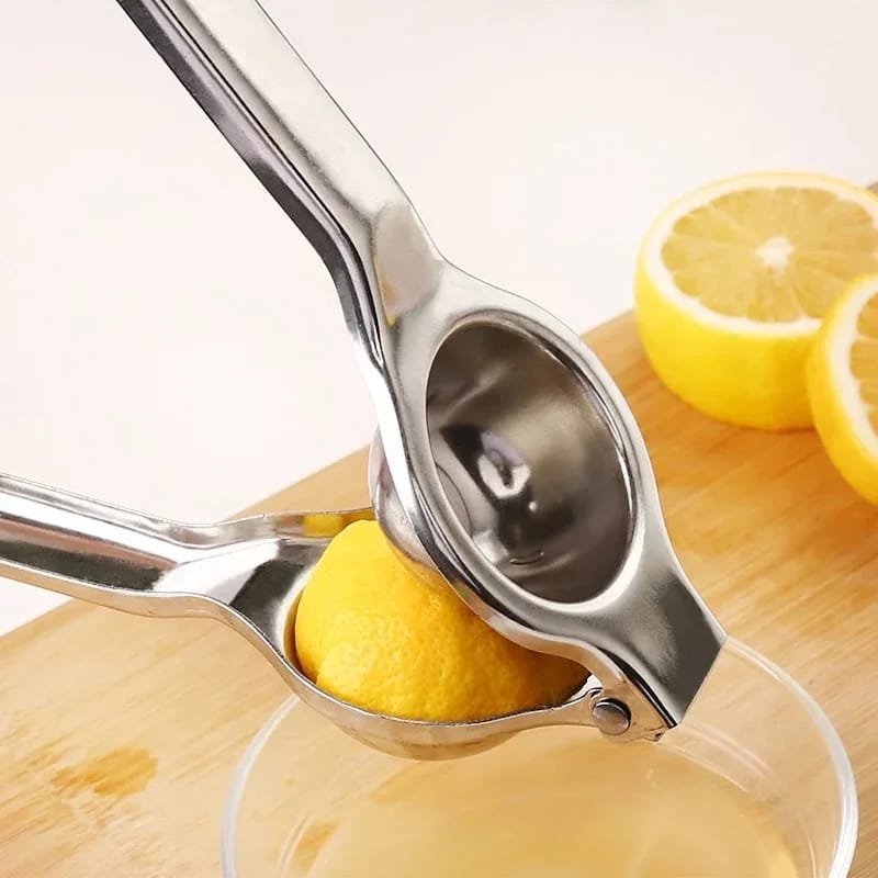 Picture of Stainless Steel Lemon Orange Lime Squeezer Juicer Hand Press Manual Lemon Squeezer - Silver