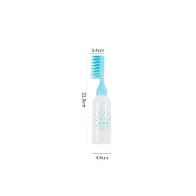 Picture of 60oz Plastic Hair Dye Refillable Bottle Empty Applicator Comb Dispensing Salon Hair Coloring Hairdressing Styling Tools - Multicolor