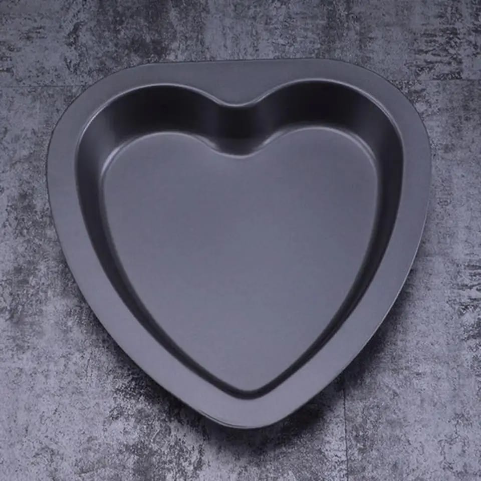 Picture of Non Stick Love Shape Cake Pan Bread Mold-8 inche - Black