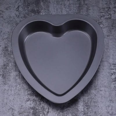 Picture of Non Stick Love Shape Cake Pan Bread Mold-8 inche - Black