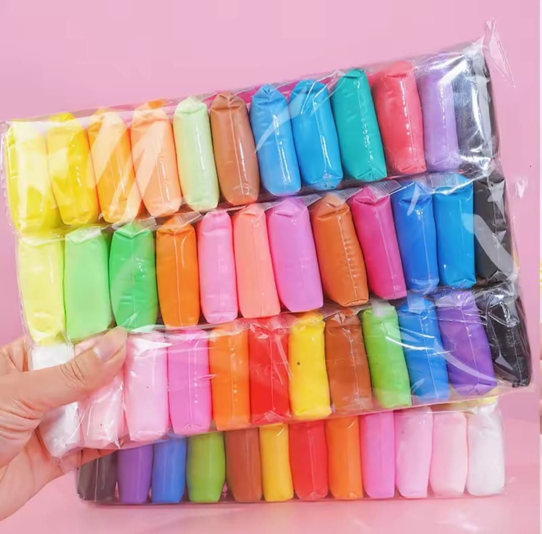 Picture of 12 Colors Soft Super Light Clay Modeling Air Dry Clay For DIY Handmade Toys - Multicolor