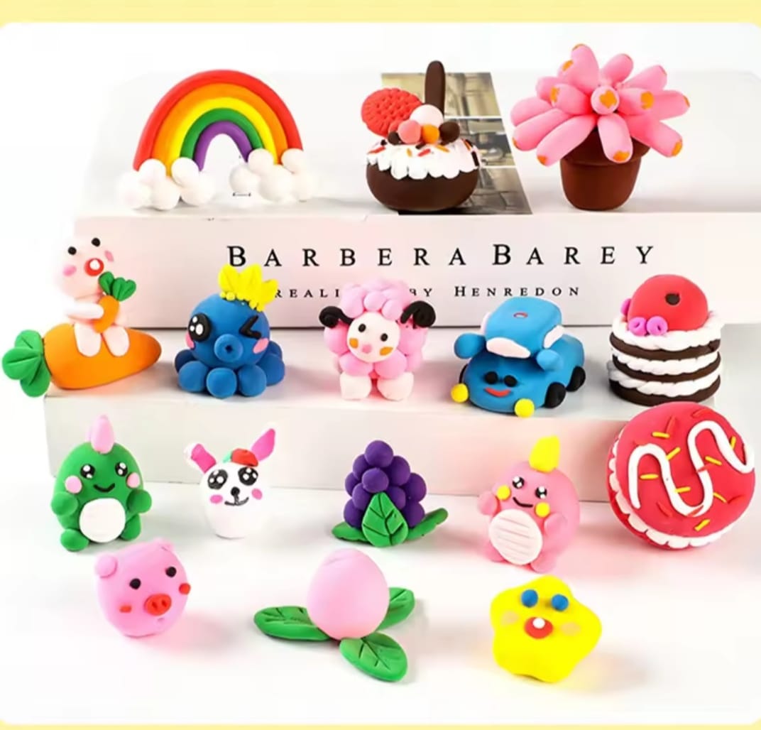 Picture of 12 Colors Soft Super Light Clay Modeling Air Dry Clay For DIY Handmade Toys - Multicolor