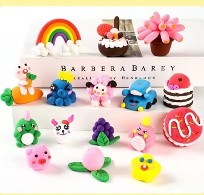 Picture of 12 Colors Soft Super Light Clay Modeling Air Dry Clay For DIY Handmade Toys - Multicolor
