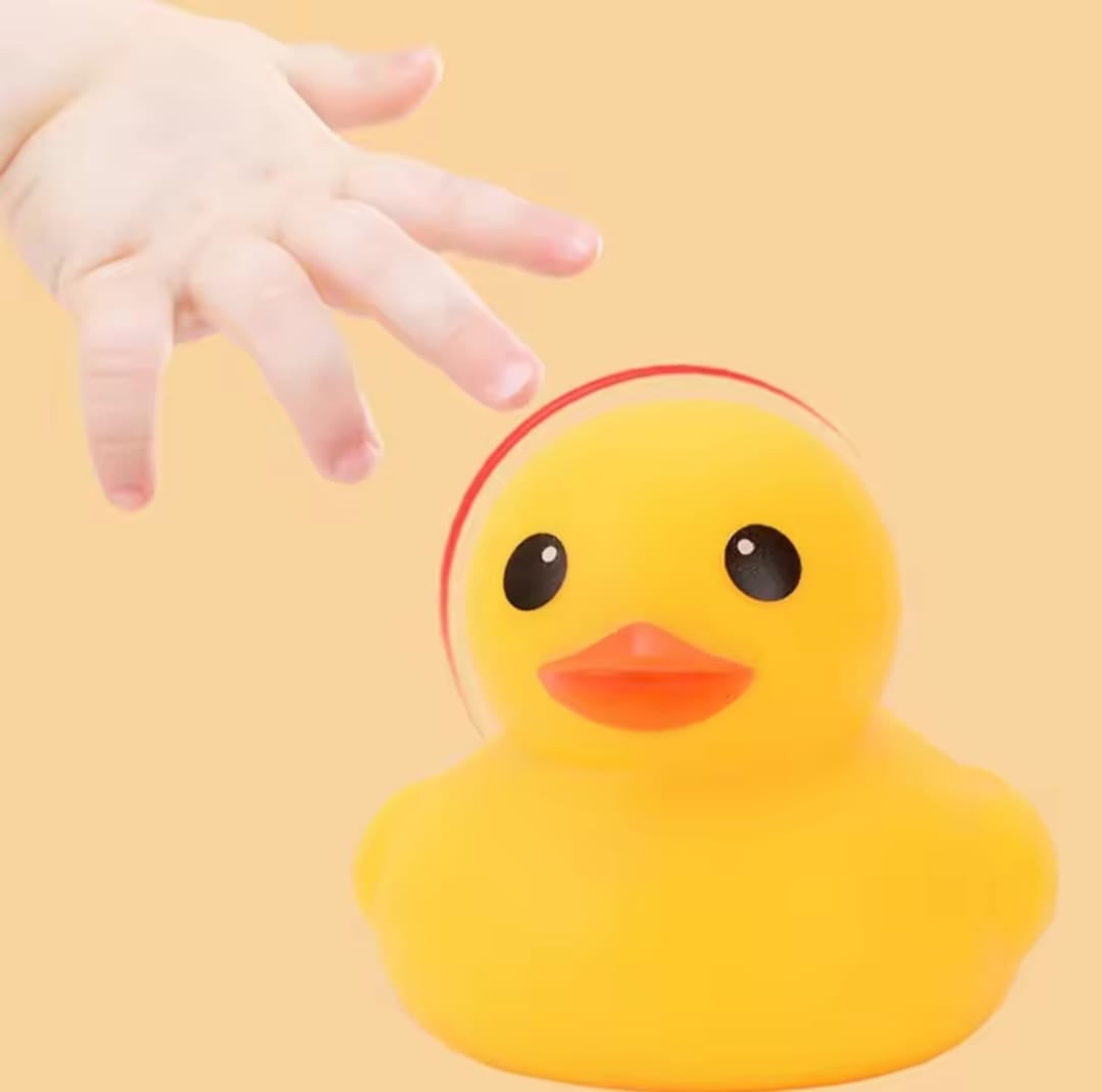 Picture of Exclusive Duck Bath Toy for Baby- Soft Toys-4 Pcs set - Yellow